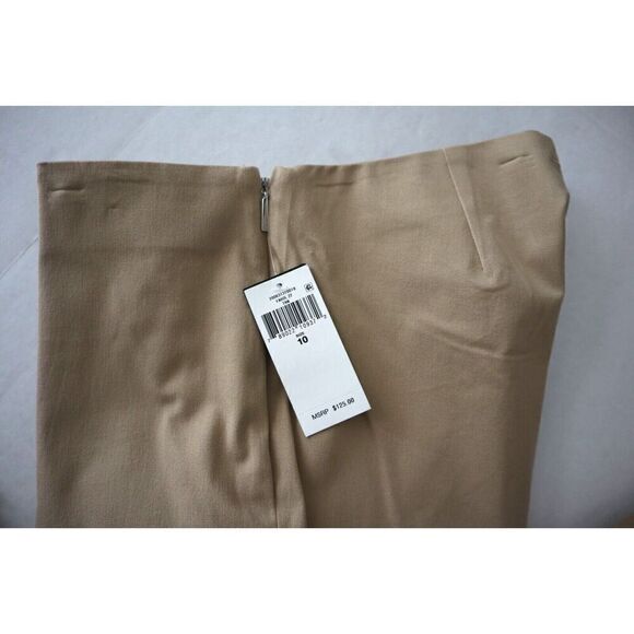 Lauren Ralph Lauren Women's Sz 10 Tan Keslina Stretch Twill Skinny Pants - Picture 7 of 11